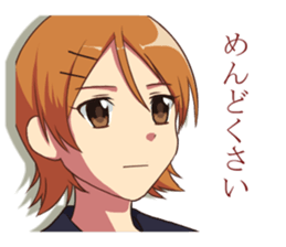 female high-school students stickers sticker #5171233