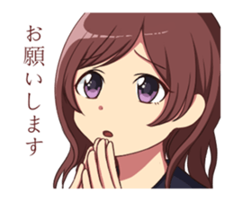 female high-school students stickers sticker #5171236