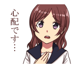 female high-school students stickers sticker #5171238