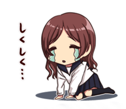 female high-school students stickers sticker #5171241