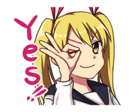 female high-school students stickers sticker #5171244