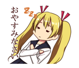 female high-school students stickers sticker #5171246