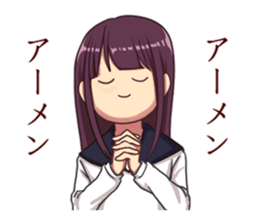 female high-school students stickers sticker #5171251