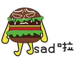 Mr. Hamburger sticker #5171333