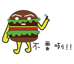 Mr. Hamburger sticker #5171334