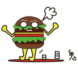 Mr. Hamburger sticker #5171340