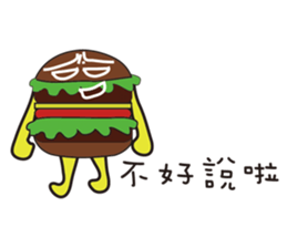 Mr. Hamburger sticker #5171343