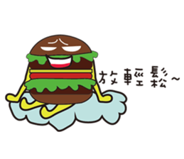 Mr. Hamburger sticker #5171346