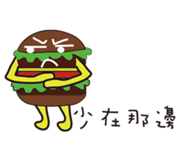 Mr. Hamburger sticker #5171347