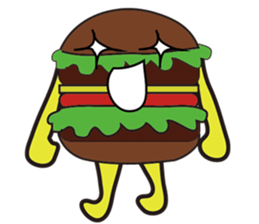 Mr. Hamburger sticker #5171349