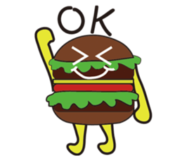 Mr. Hamburger sticker #5171351
