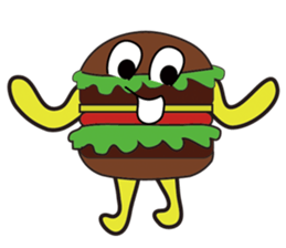 Mr. Hamburger sticker #5171352