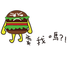 Mr. Hamburger sticker #5171355