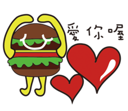 Mr. Hamburger sticker #5171357