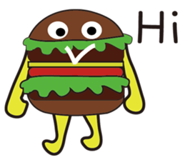 Mr. Hamburger sticker #5171358