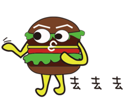 Mr. Hamburger sticker #5171360