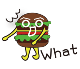 Mr. Hamburger sticker #5171364