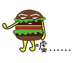 Mr. Hamburger sticker #5171365