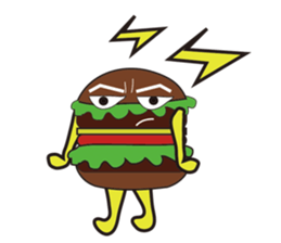 Mr. Hamburger sticker #5171366