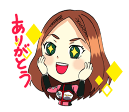 Too beautiful Racer NANAMI sticker #5171413