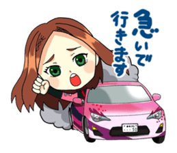 Too beautiful Racer NANAMI sticker #5171419