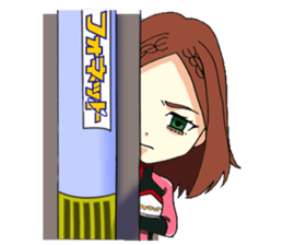 Too beautiful Racer NANAMI sticker #5171428