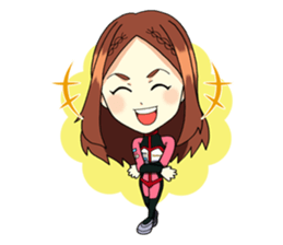 Too beautiful Racer NANAMI sticker #5171433