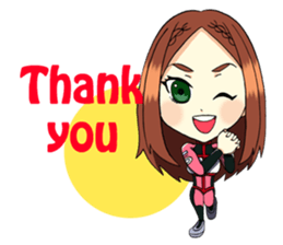 Too beautiful Racer NANAMI sticker #5171441