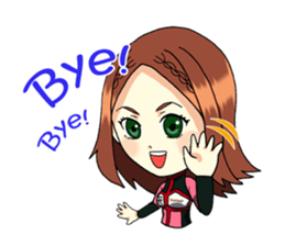 Too beautiful Racer NANAMI sticker #5171443