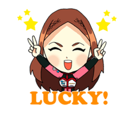 Too beautiful Racer NANAMI sticker #5171451