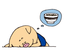 Manpaku official Character "Pou" sticker #5171673