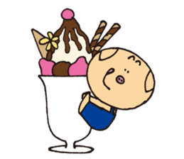 Manpaku official Character "Pou" sticker #5171677