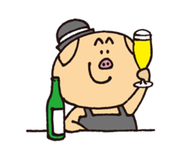 Manpaku official Character "Pou" sticker #5171679