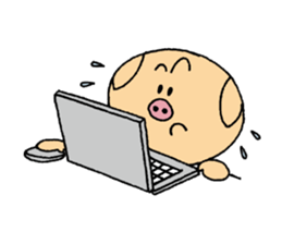 Manpaku official Character "Pou" sticker #5171684