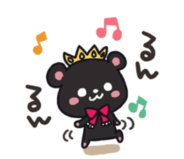 Black bear sticker sticker #5172728