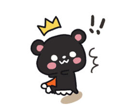 Black bear sticker sticker #5172729