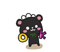 Black bear sticker sticker #5172731