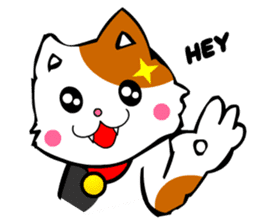 Mike the Tri-Color Cat sticker #5173254