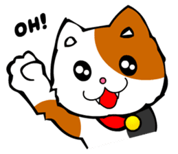 Mike the Tri-Color Cat sticker #5173262