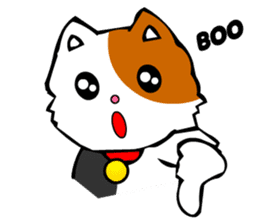 Mike the Tri-Color Cat sticker #5173266