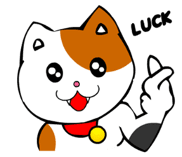 Mike the Tri-Color Cat sticker #5173268