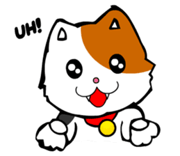 Mike the Tri-Color Cat sticker #5173269