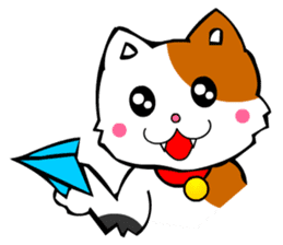 Mike the Tri-Color Cat sticker #5173278