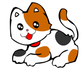 Mike the Tri-Color Cat sticker #5173291