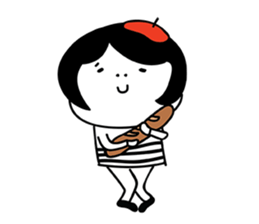 miss Monica sticker #5173439