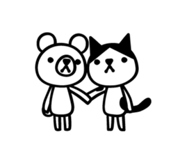 Greetings cat and animals2 sticker #5173842