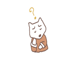 white bear man sticker #5174384