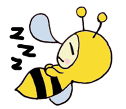 A little honey bee sticker sticker #5174794