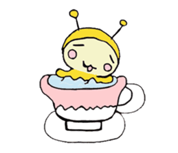 A little honey bee sticker sticker #5174809