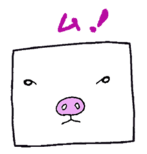 Animal face variety. sticker #5175012